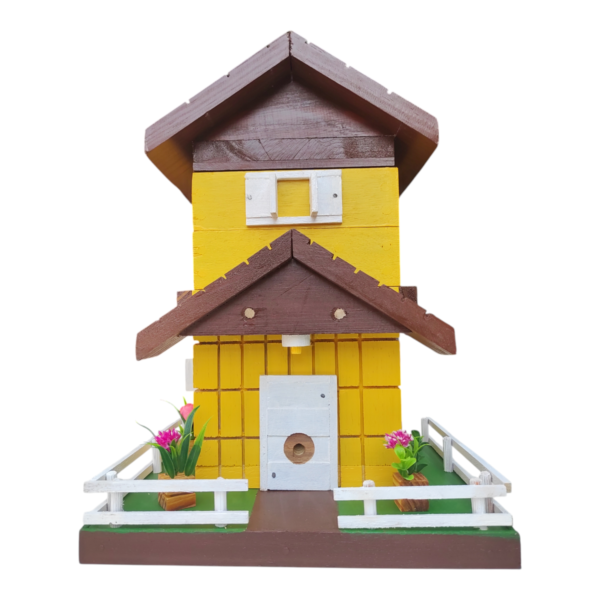 Casinha de jataí Modelo PJ 3.0 Premium Amarelo